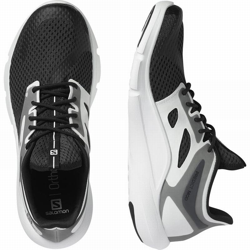 Chaussures Running Route Salomon PREDICT MOD Homme Noir Blanche | NYALJ-8753