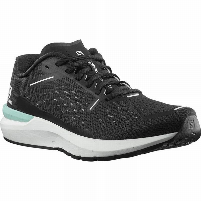 Chaussures Running Route Salomon SONIC 4 BALANCE Homme Noir Blanche | XRQSL-8732