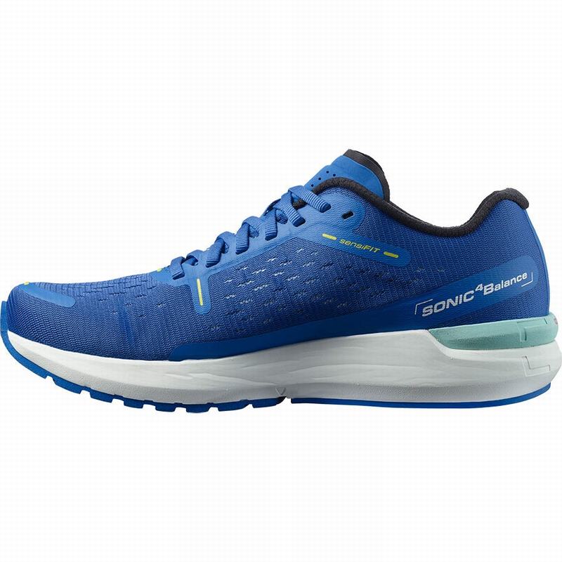 Chaussures Running Route Salomon SONIC 4 BALANCE Homme Bleu Blanche | SYLNK-2756