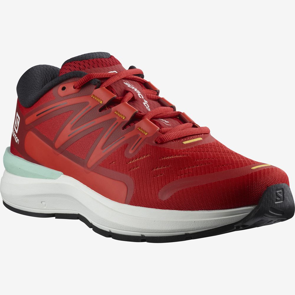 Chaussures Running Route Salomon SONIC 4 CONFIDENCE Homme Rouge | HOYNI-8436