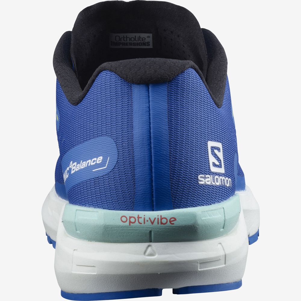 Chaussures Running Route Salomon SONIC 4 BALANCE Homme Bleu | RACPK-5128