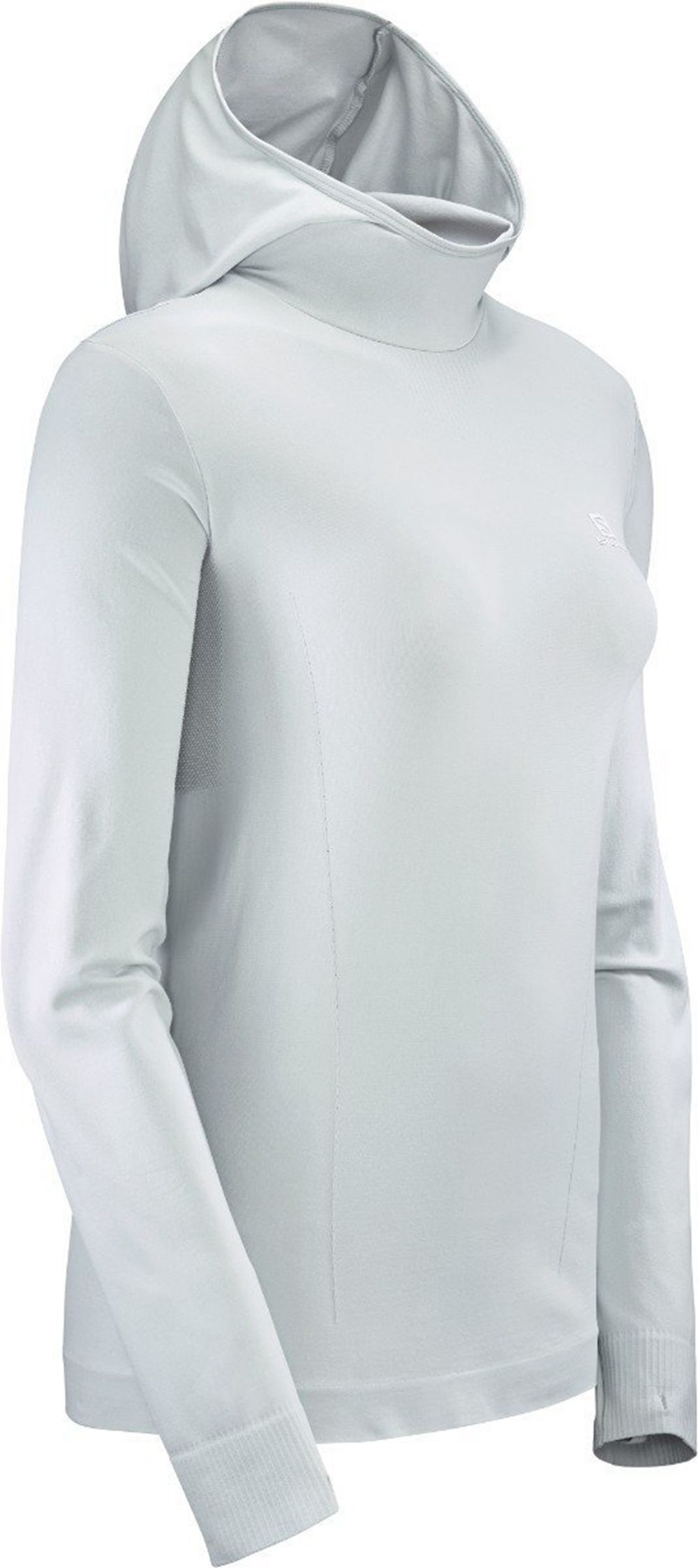 Couches Intermédiaires Salomon COMET SEAMLESS HOODIE Femme Azur | BSILG-6758