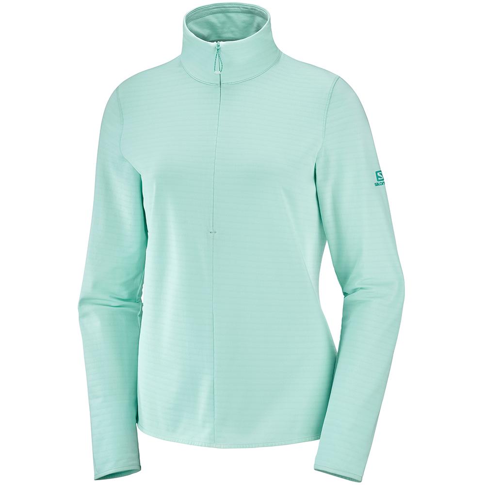 Couches Intermédiaires Salomon OUTRACK HALF ZIP W Femme Multicolore | HIDWJ-5740