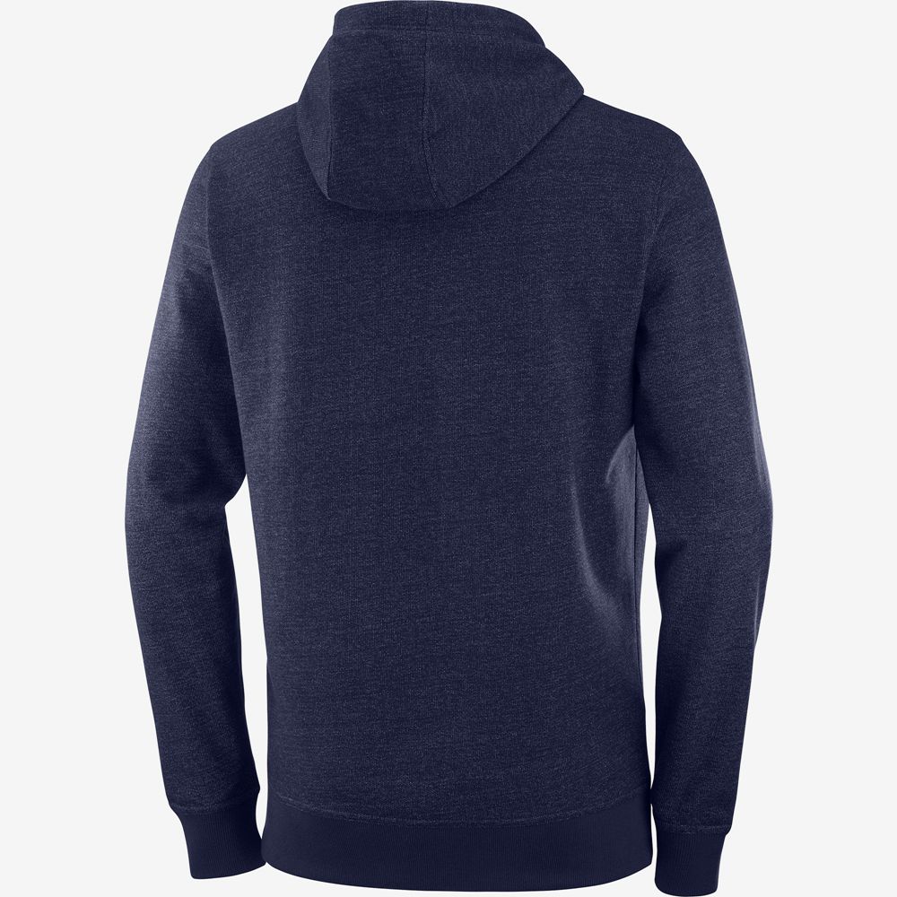 Couches Intermédiaires Salomon SHIFT HOODIE M Homme Bleu Marine | MYUBD-5632