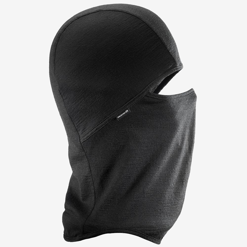 Couvre-chef Salomon BALACLAVA Homme Noir | FSNVJ-8341