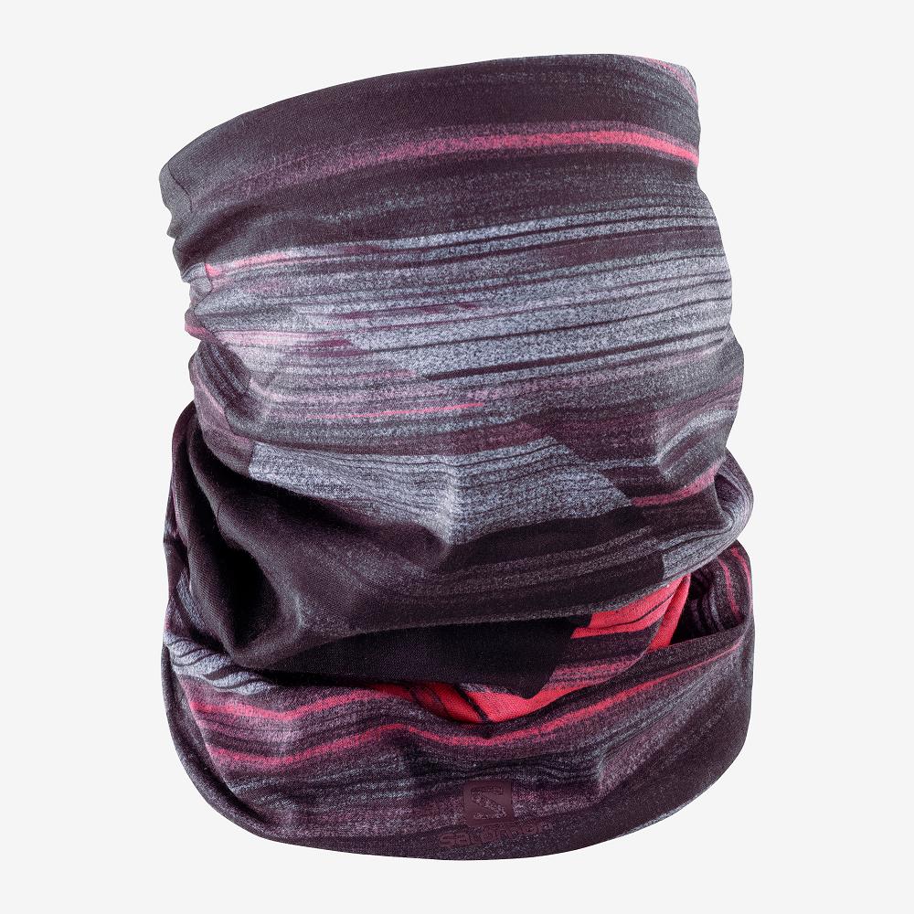 Couvre-chef Salomon NECK&HEAD LIGHT GAITER Homme Noir | VEUYT-9204