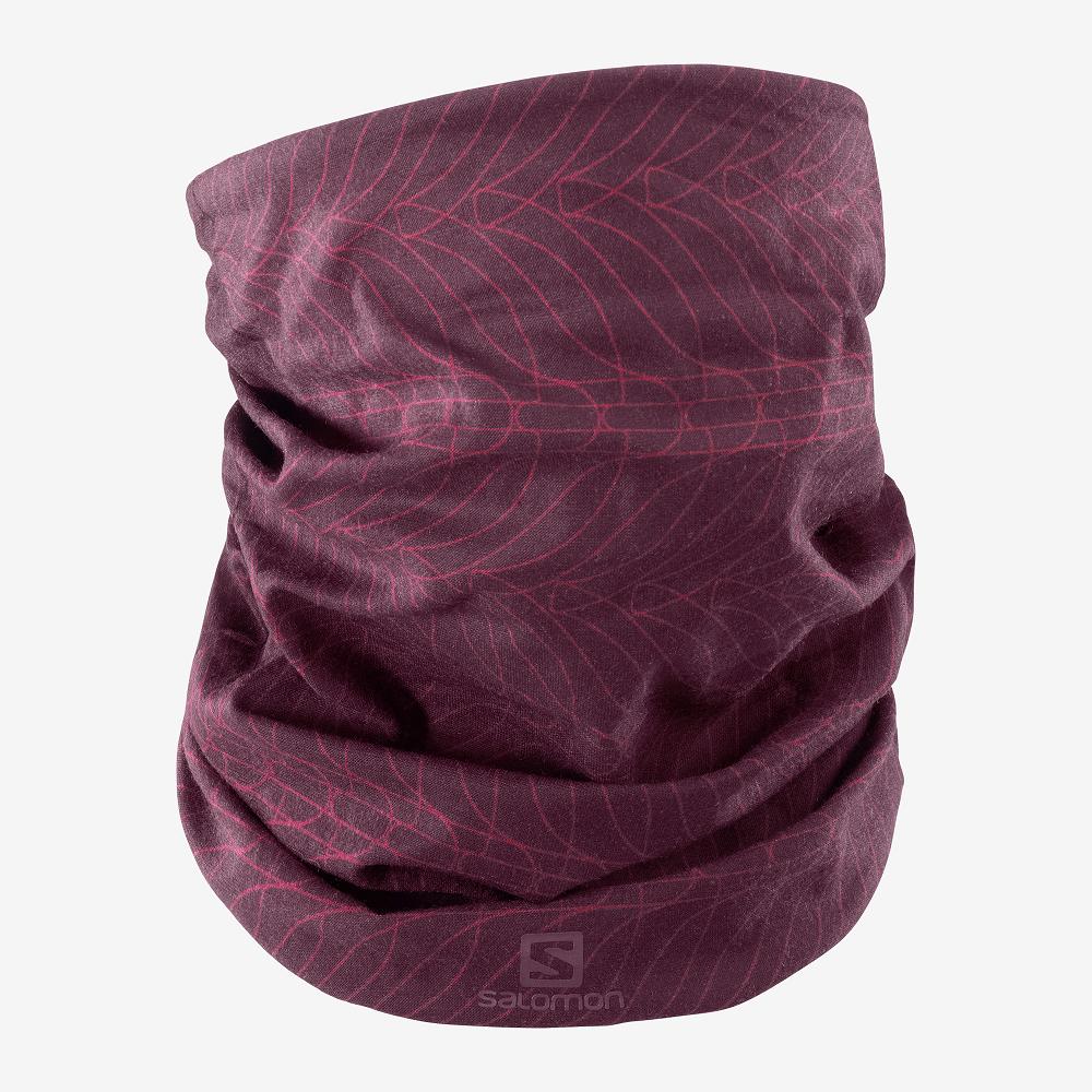 Couvre-chef Salomon NECK&HEAD LIGHT GAITER Homme Violette | DFIXV-7038