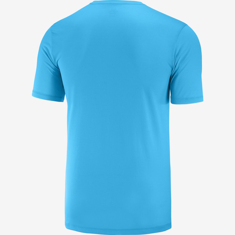 Hauts Salomon AGILE TRAINING Homme Turquoise | UCWVI-3475