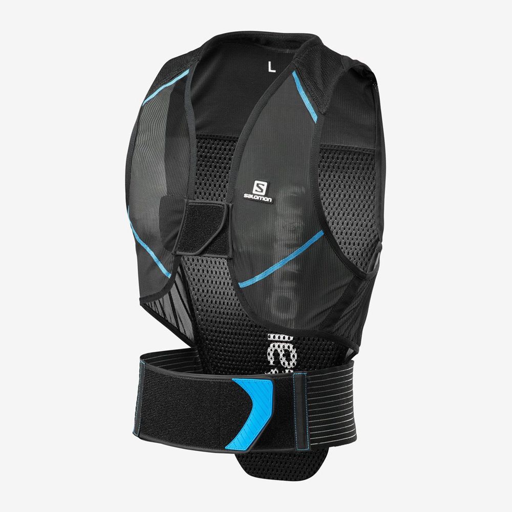 Packs Salomon FLEXCELL BACK PROTECTION Homme Noir Bleu | VBDRW-1298