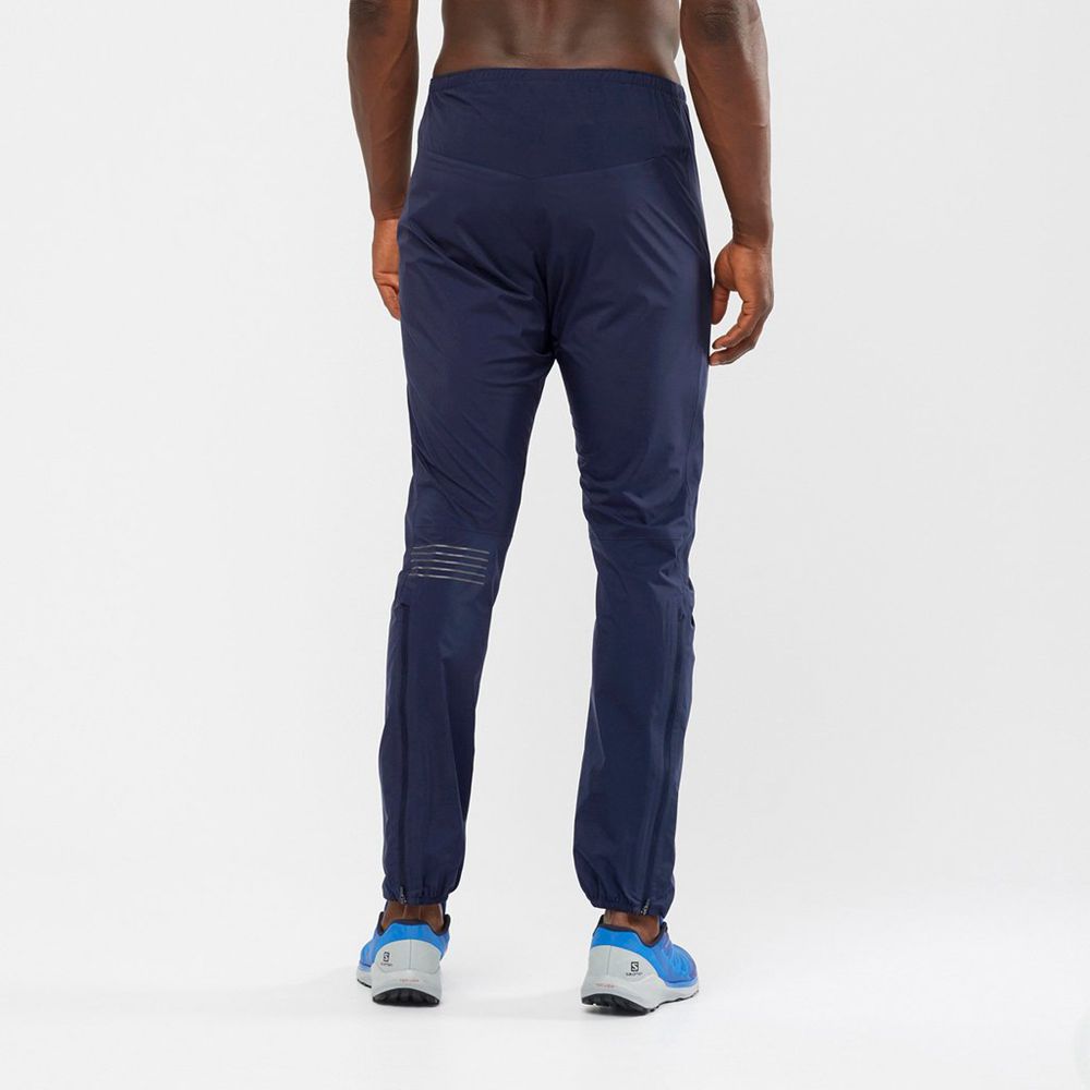 Pantalon Salomon BONATTI WP UNISEX Femme Bleu Marine | PJQYM-2417