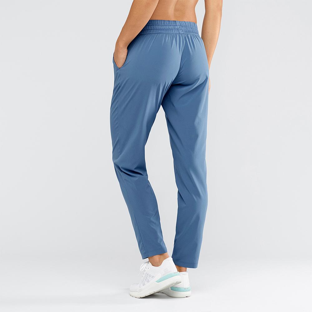 Pantalon Salomon COMET W Femme Bleu | PYWKG-2745