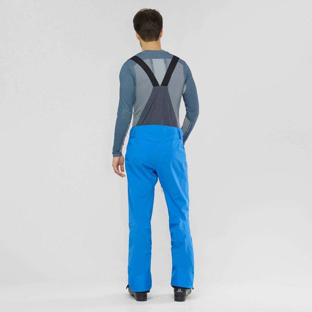 Pantalon Salomon OUTLAW 3L Ski Homme Indigo | KFRGI-0784