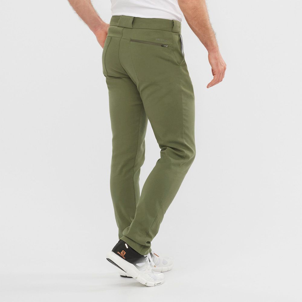 Pantalon Salomon OUTLIFE CHINO M Homme Vert Olive | YMBLJ-7813