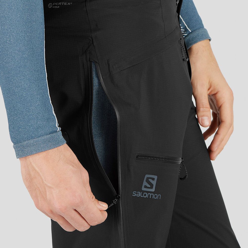 Pantalon Salomon OUTPEAK 3L LIGHT SHELL M Ski Homme Noir | SECKF-2089