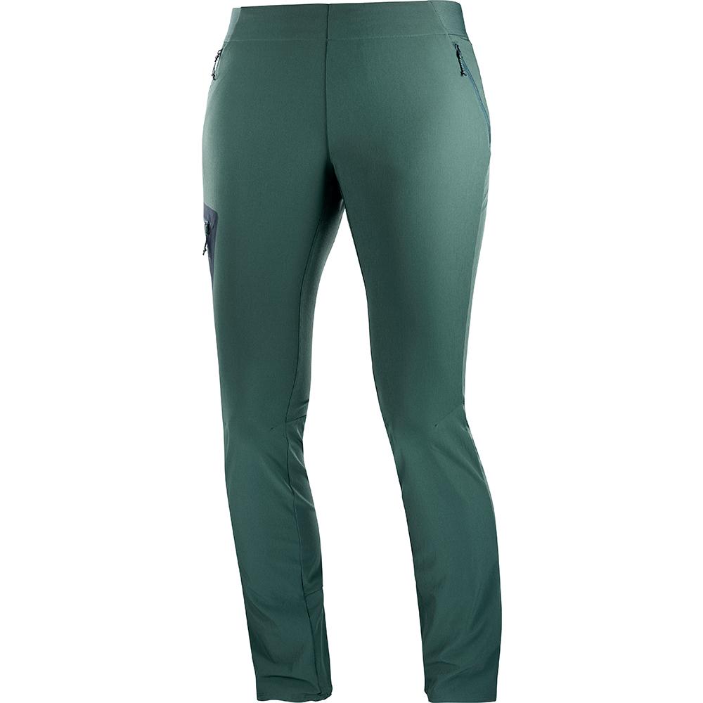 Pantalon Salomon WAYFARER ALPINE W Femme Vert | VGADQ-5471