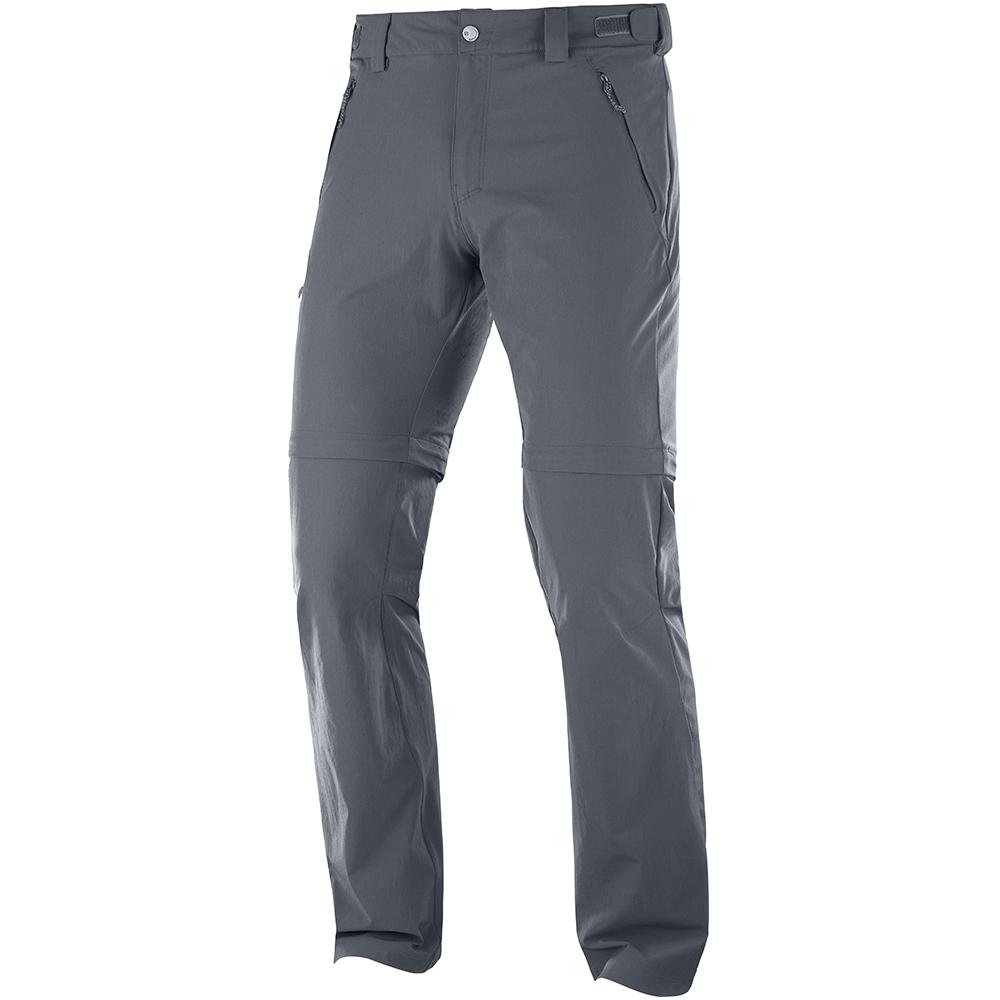 Pantalon Salomon WAYFARER STRAIGHT ZIP M Homme Noir | DYXCA-3967