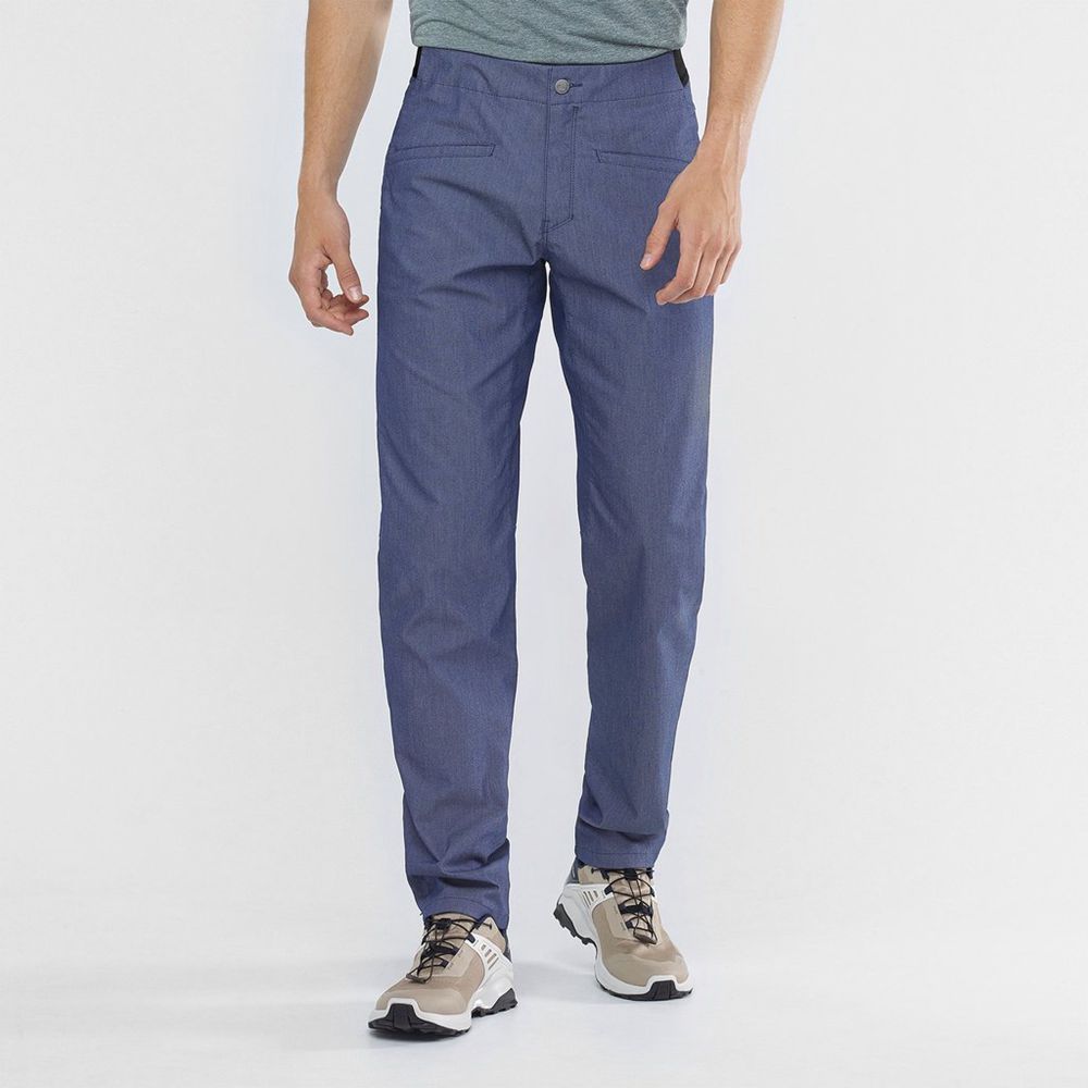 Pantalon Salomon WAYFARER TAPERED DENIM Homme Indigo | OTREF-1597