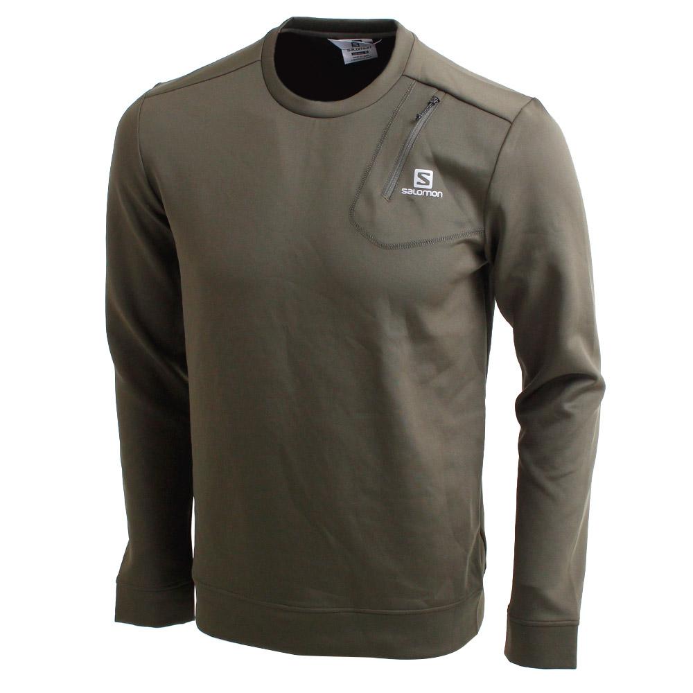 Pulls De Golf Salomon ECHO M Homme Vert Olive | FKWAL-3012