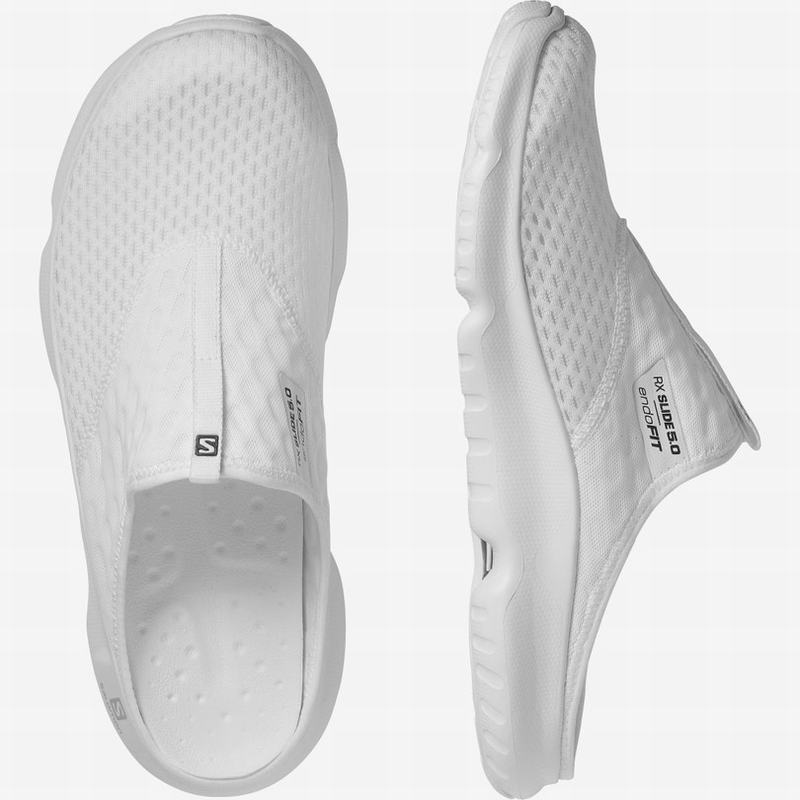 Sandale Salomon REELAX SLIDE 5.0 Homme Blanche | SUFQA-8012