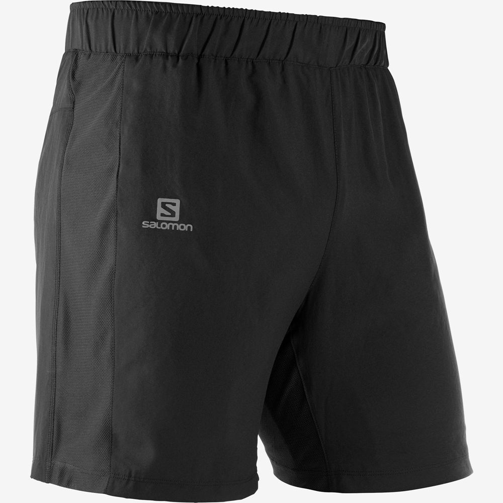 Short Salomon AGILE 2IN1 Homme Noir | CRAPM-9321