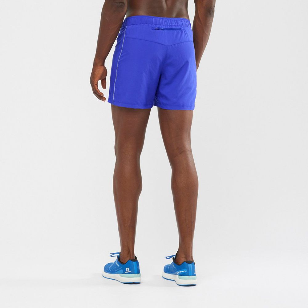 Short Salomon AGILE 5 RUNNING Homme Bleu | KCEJV-1304