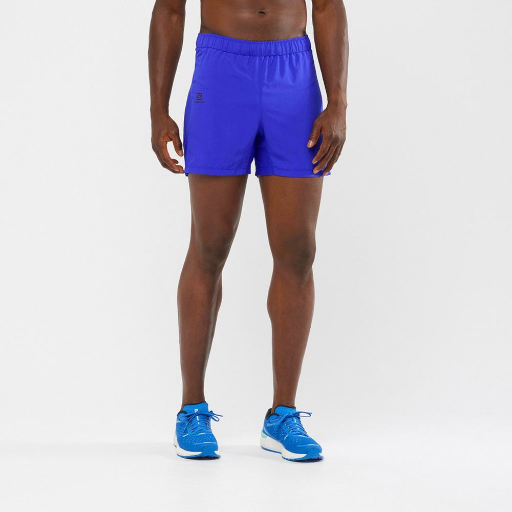 Short Salomon AGILE 5 RUNNING Homme Bleu | KCEJV-1304