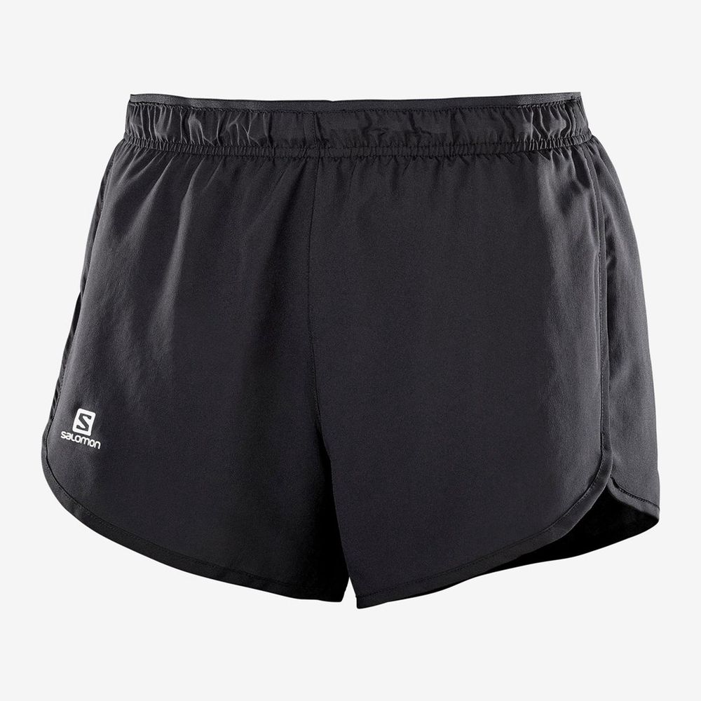 Short Salomon AGILE Femme Noir | VPQXZ-7514