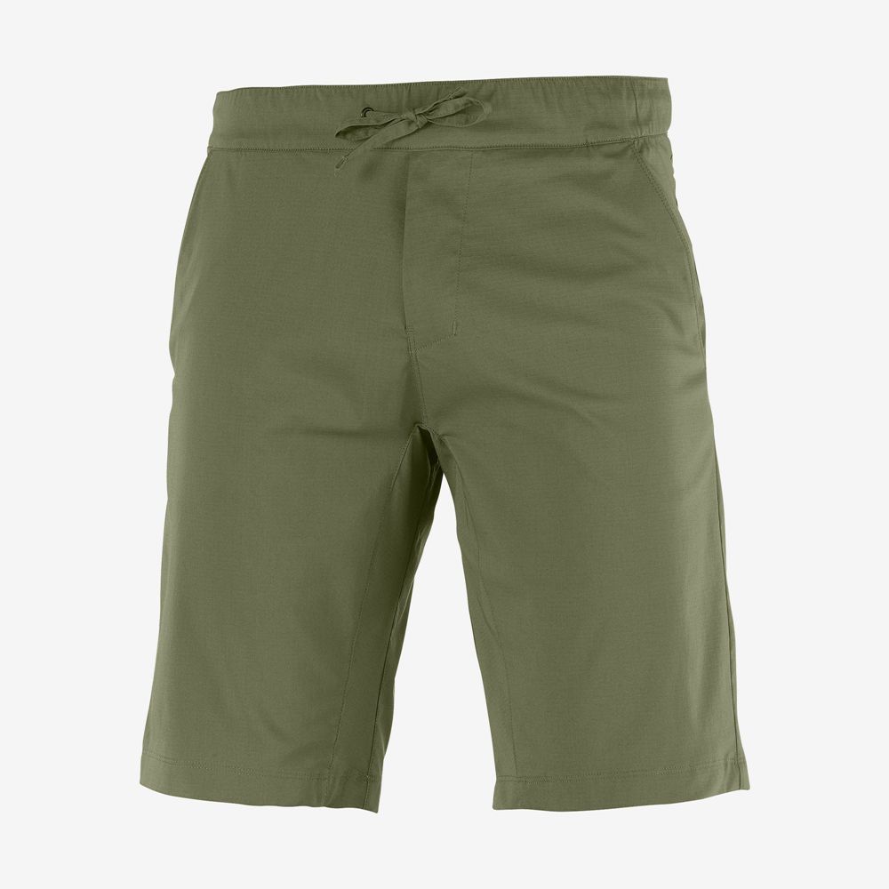 Short Salomon EXPLORE M Homme Vert Olive | MISCZ-9062