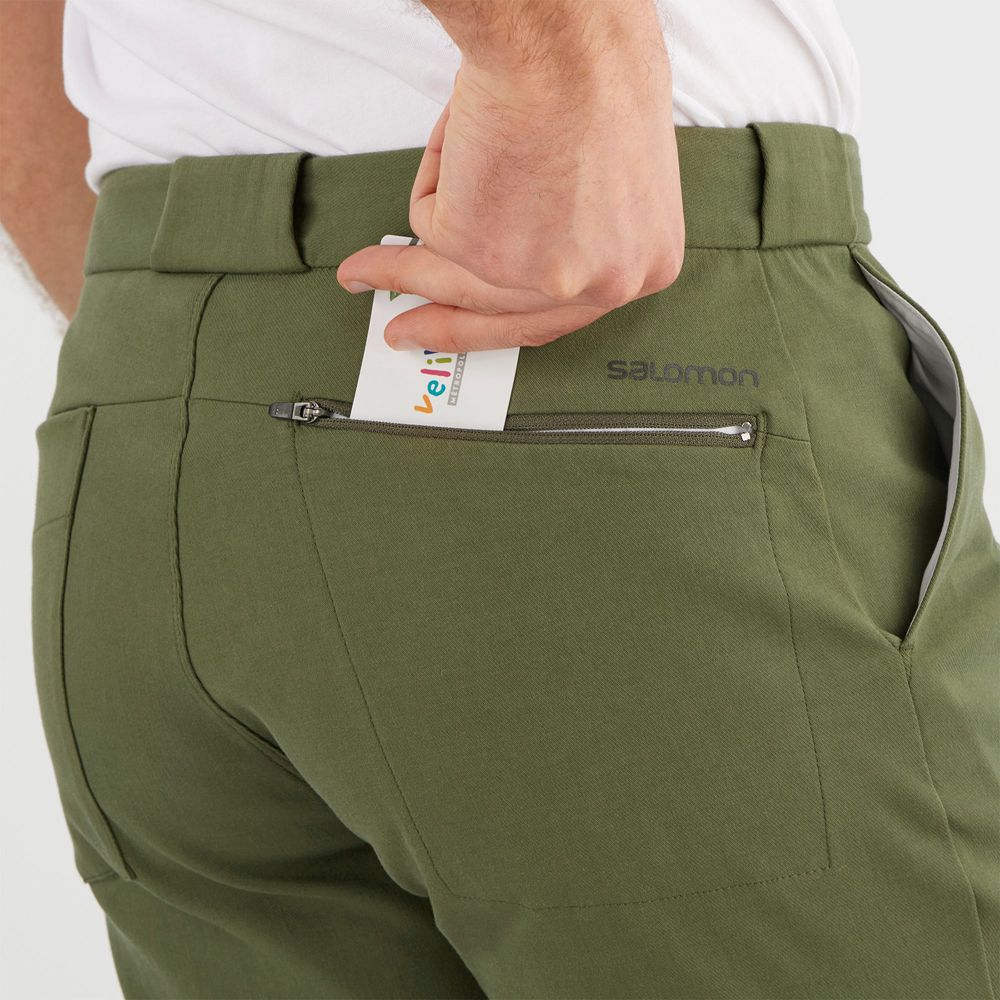 Short Salomon OUTLIFE CHINO M Homme Vert Olive | SECON-2158