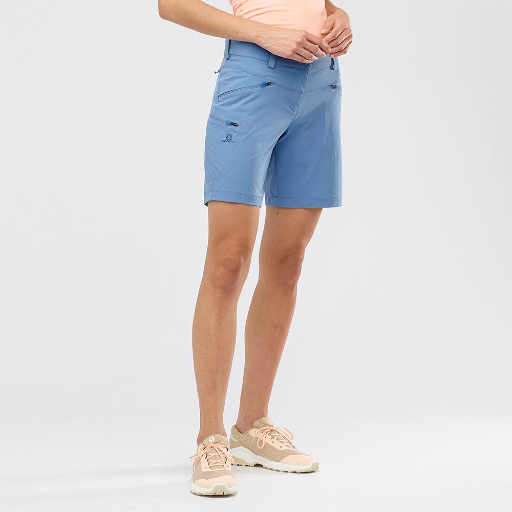 Short Salomon WAYFARER W Femme Bleu | KNCDA-3250