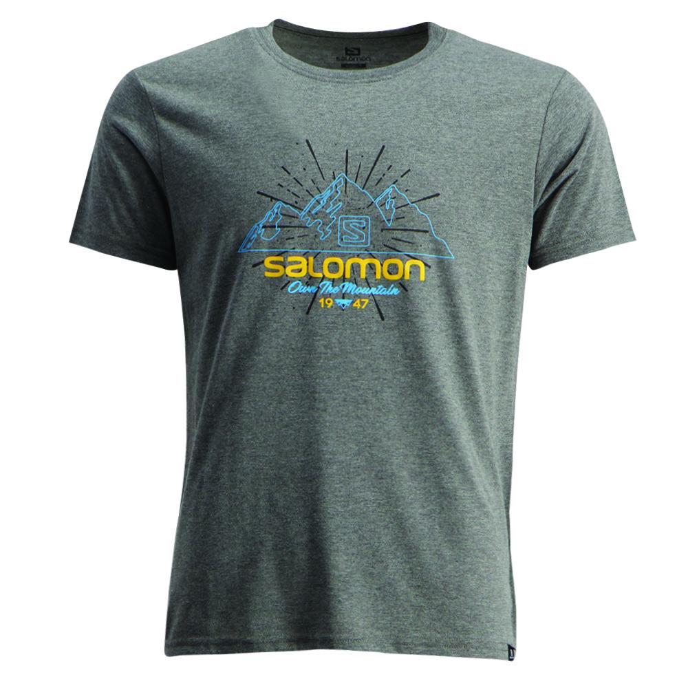 T Shirts Salomon ATLAS SS B Enfant Noir | PRUYA-2015