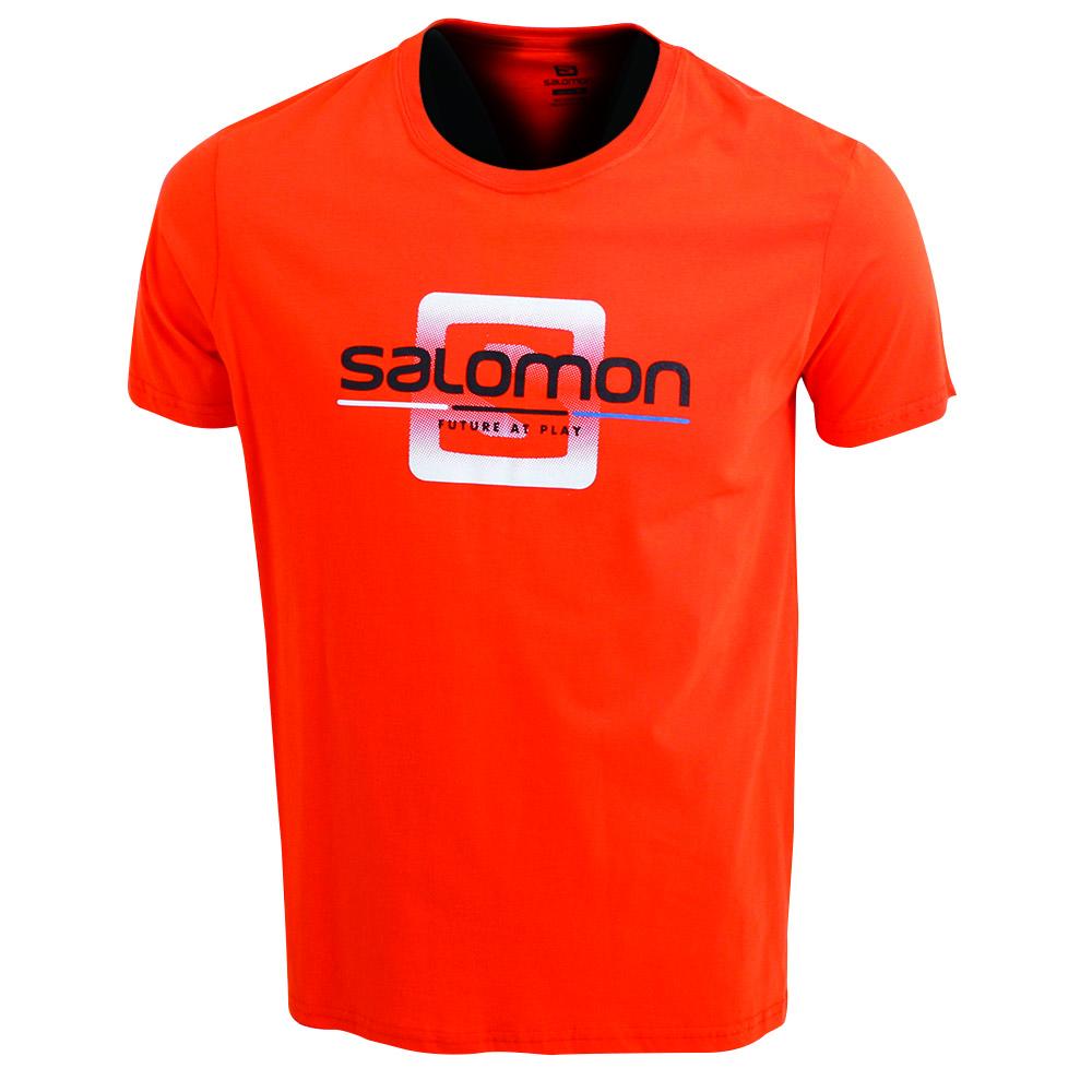 T Shirts Salomon FINISH LINE SS M Homme Noir | JUQLC-4713