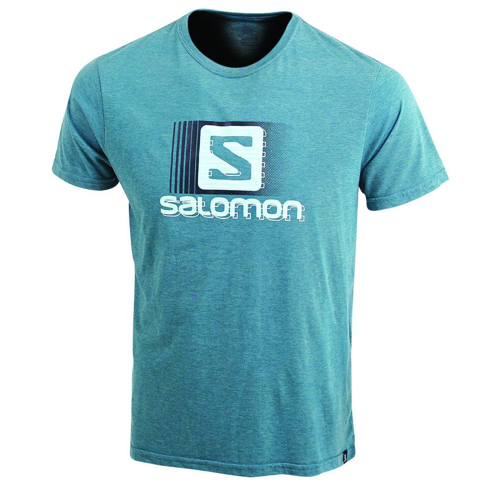 T Shirts Salomon FLASHBACK SS M Homme Noir | QZOWK-2964