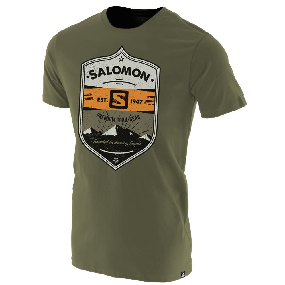 T Shirts Salomon ISLA SS B Enfant Vert Olive | EZYVU-4528