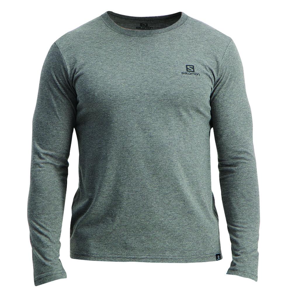 T Shirts Salomon MINIMAL LS M Homme Noir | PFXUW-7465