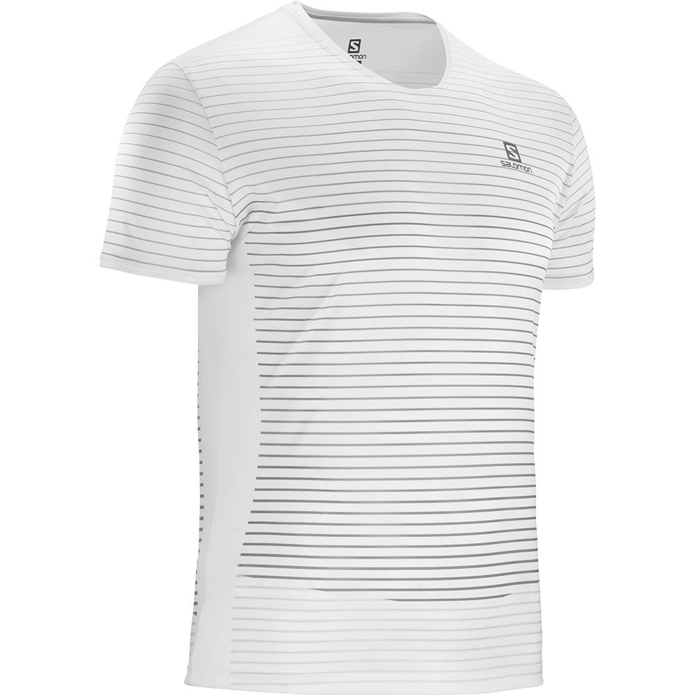 T Shirts Salomon SENSE M Homme Blanche | FMLXV-9310