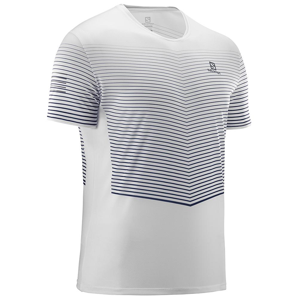 T Shirts Salomon SENSE M Homme Blanche | KXIMA-0684