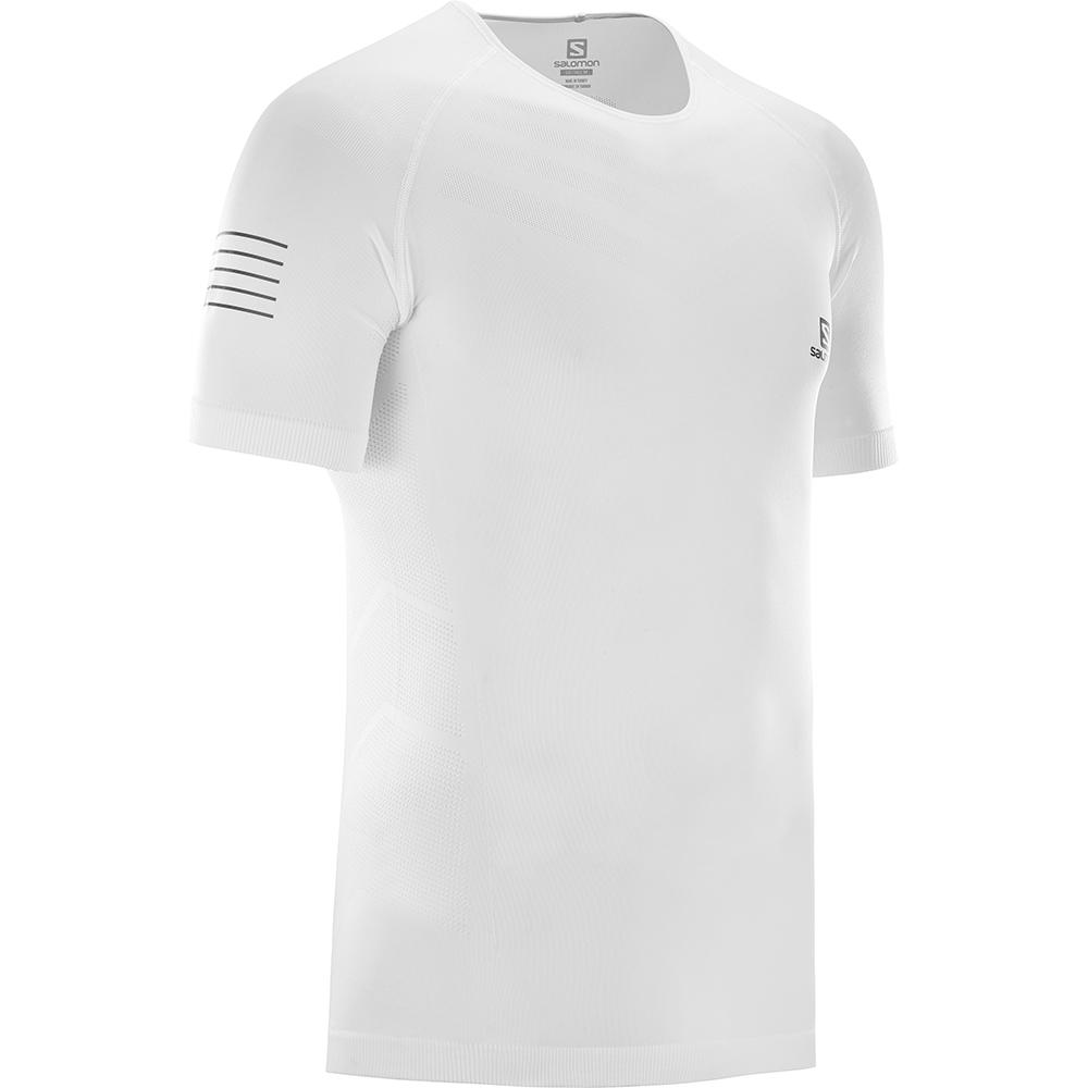 T Shirts Salomon SENSE PRO M Homme Blanche | YOTLZ-8106