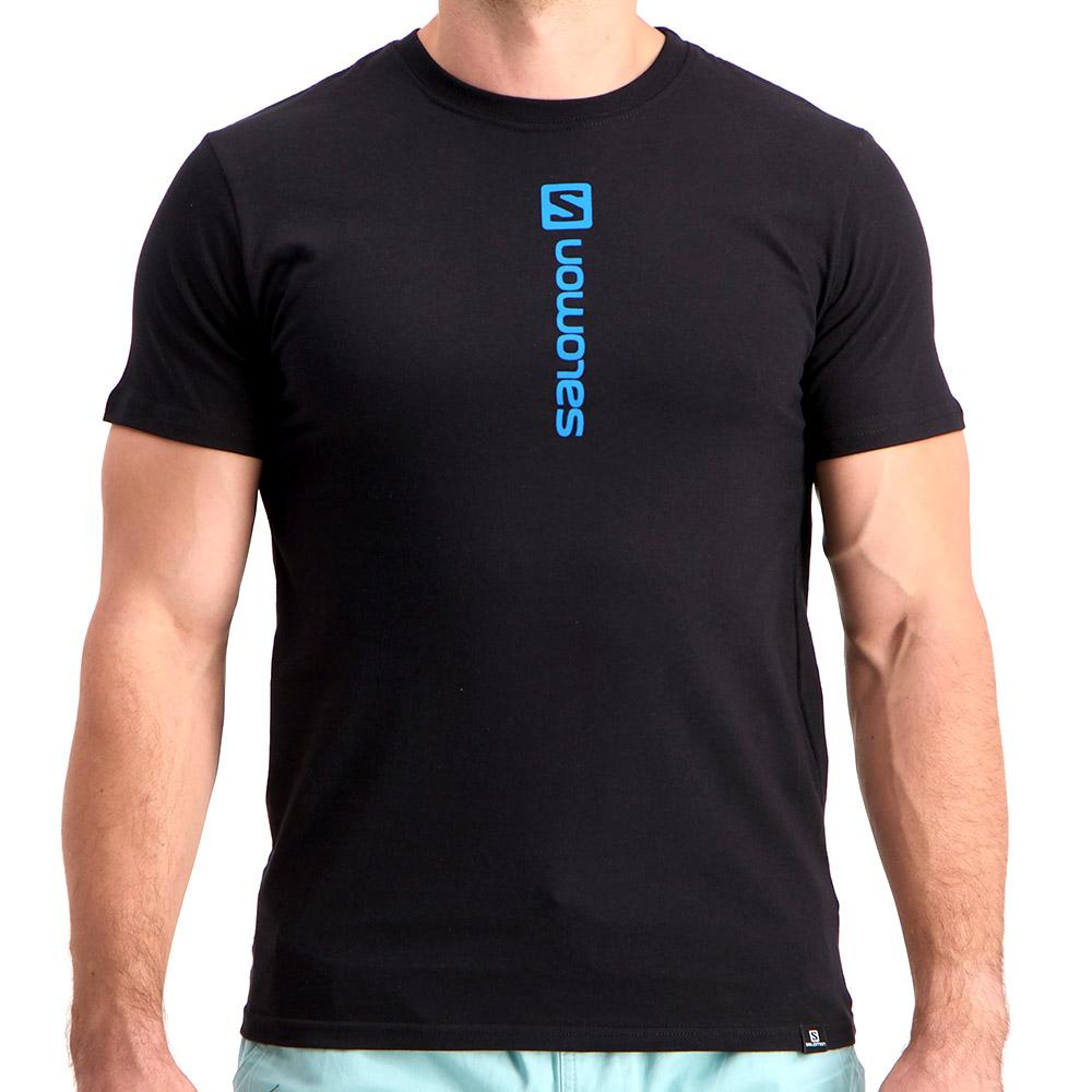 T Shirts Salomon TEEN SPIRIT SS M Homme Noir | PAKCT-1350