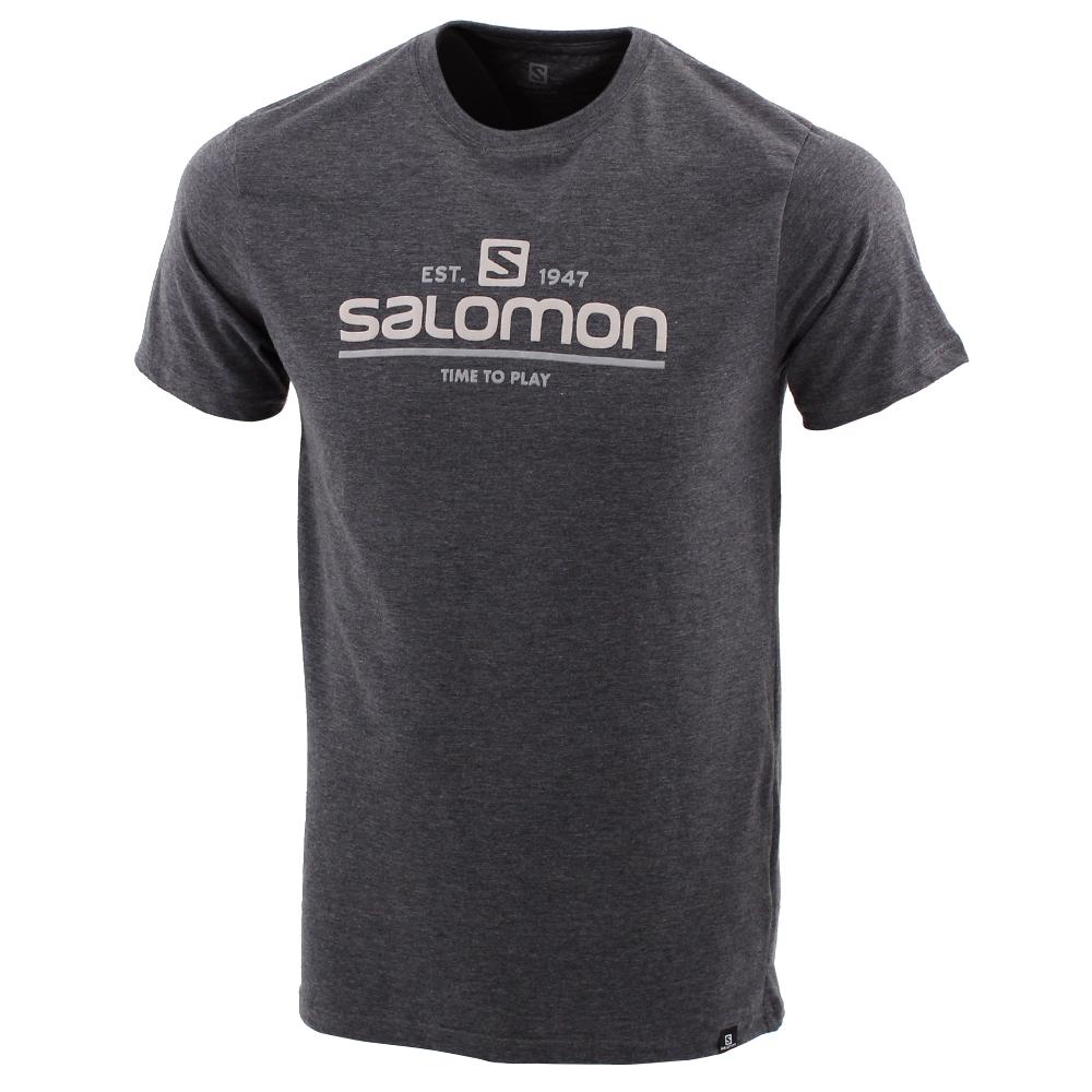 T Shirts Salomon TIME TO PLAY SS M Homme Grise | XRLCE-2705