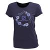 T Shirts Salomon WARRIOR SS G Enfant Bleu Marine | JGZYE-0564