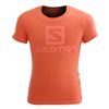 T Shirts Salomon WARRIOR SS G Enfant Bleu Marine | JGZYE-0564