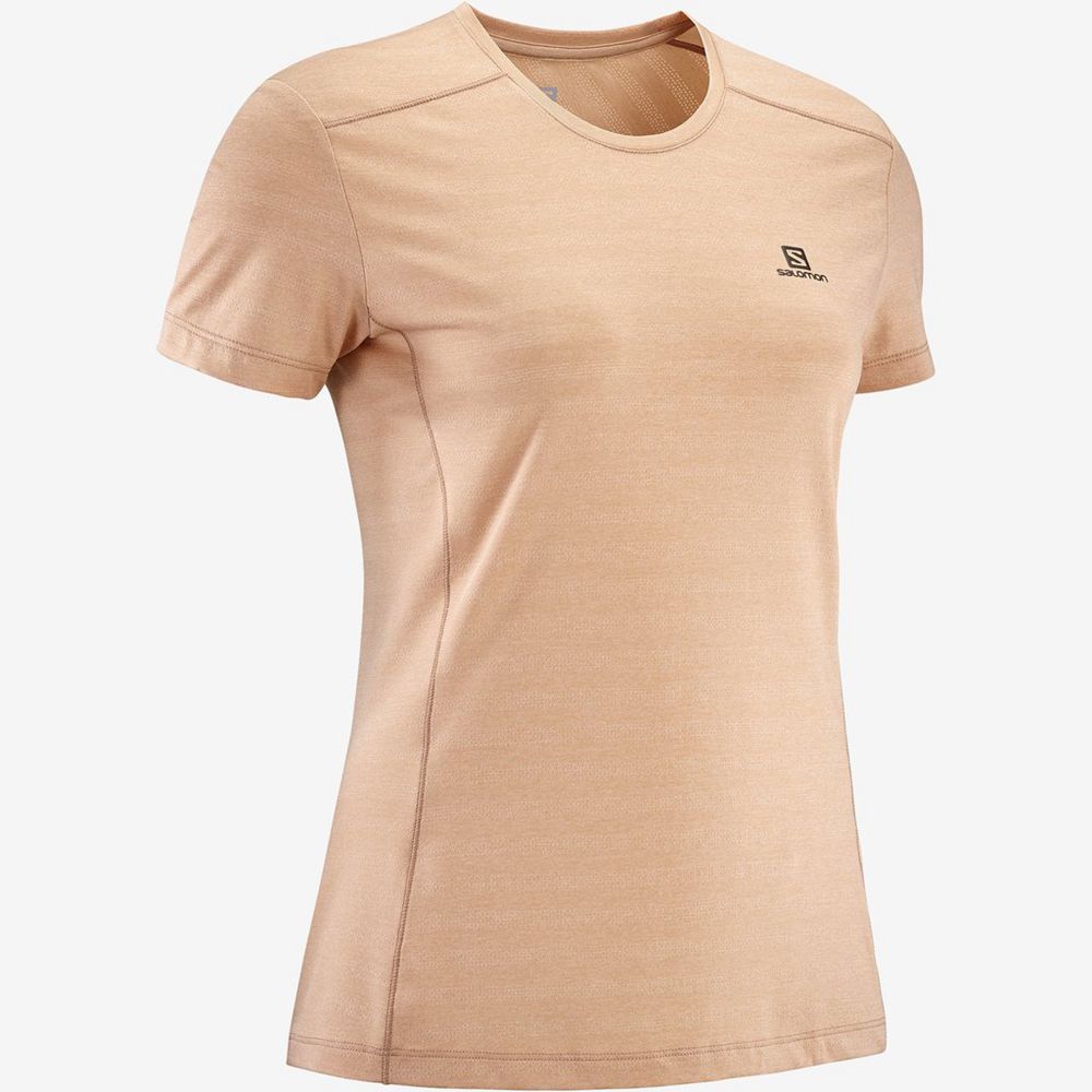 T Shirts Salomon XA Femme Beige | REGZD-4106