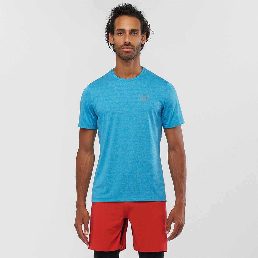 T Shirts Salomon XA M Homme Bleu | IKVUA-0345