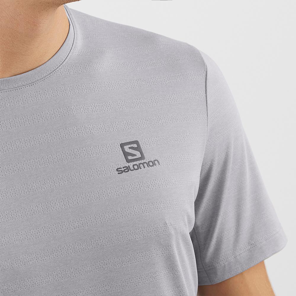 T Shirts Salomon XA M Homme Grise | FIVHP-6345