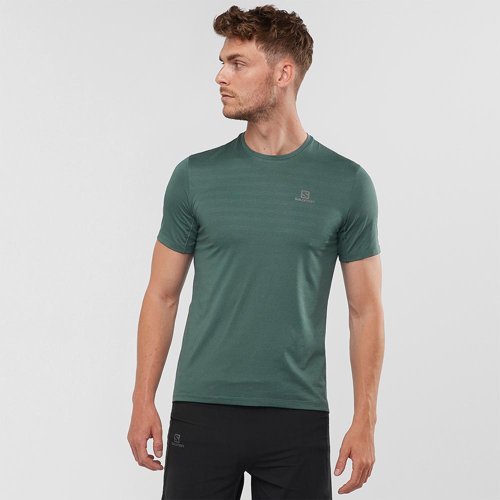 T Shirts Salomon XA M Homme Vert | UJDFB-9021