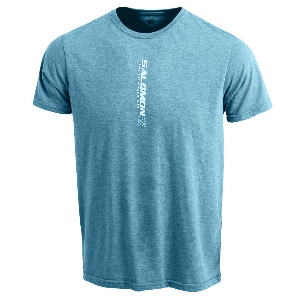 T Shirts Salomon YAEL SS M Homme Bleu | OZQIK-1348