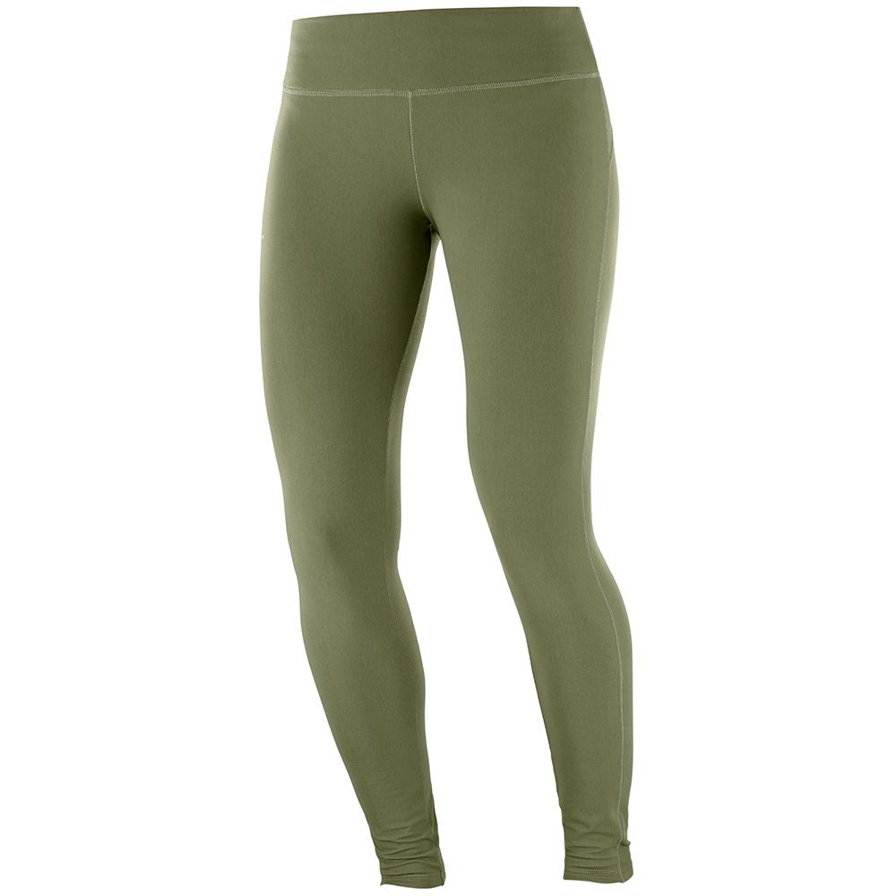 Tights Salomon COMET WARM W Femme Vert Olive | PLHOA-1873