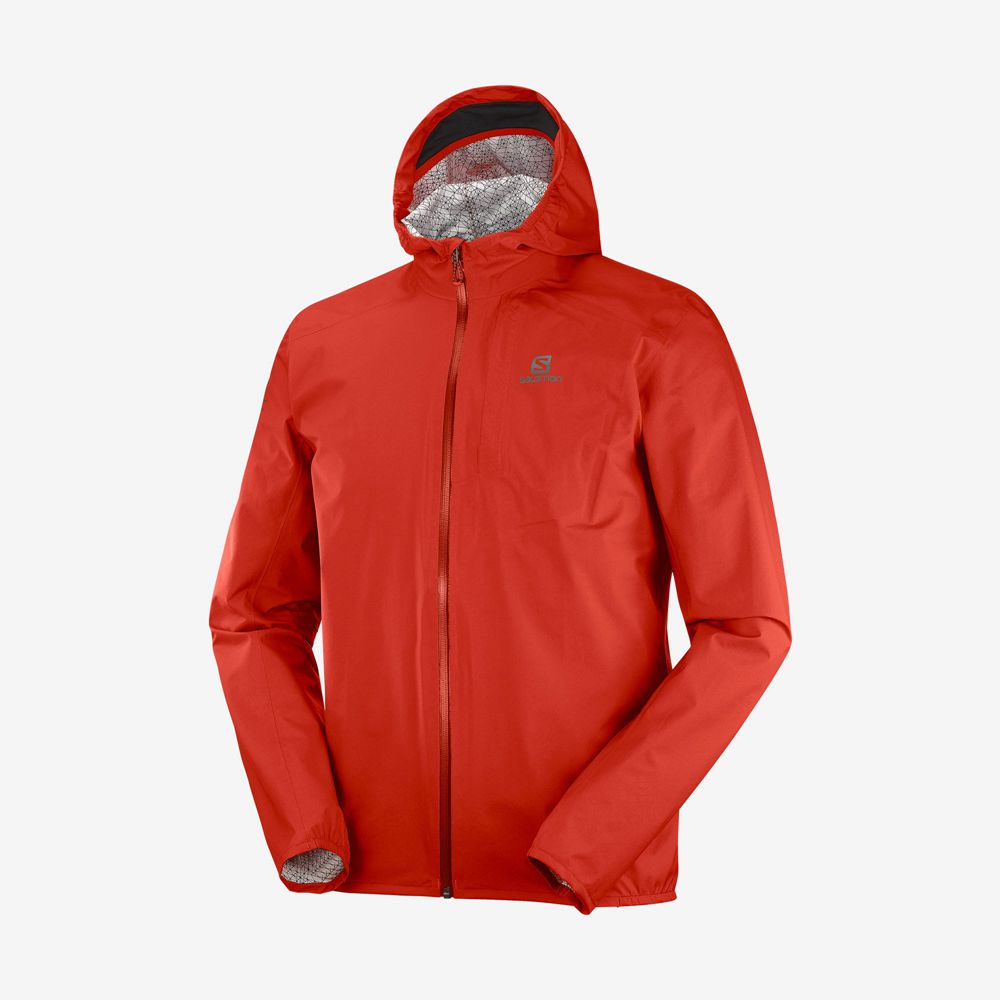 Vestes Salomon BONATTI 2.5L Waterproof Homme Orange | RIAPC-0971