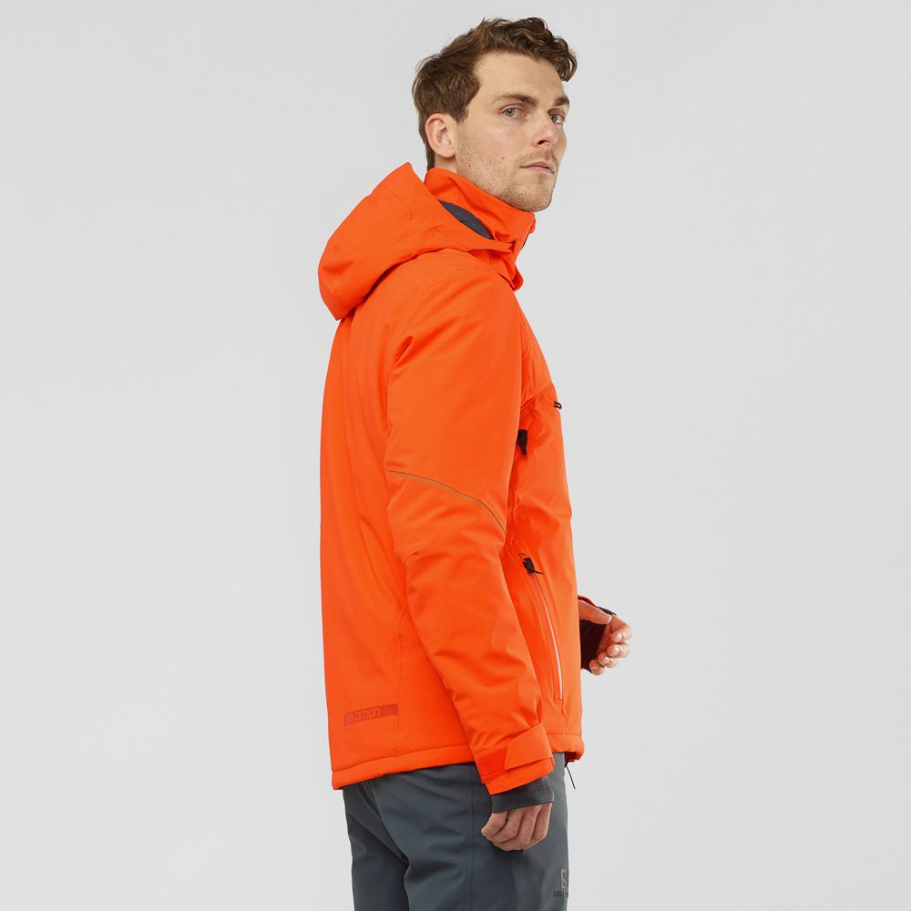 Vestes Salomon BRILLIANT Ski Homme Rouge | WFKHE-2370